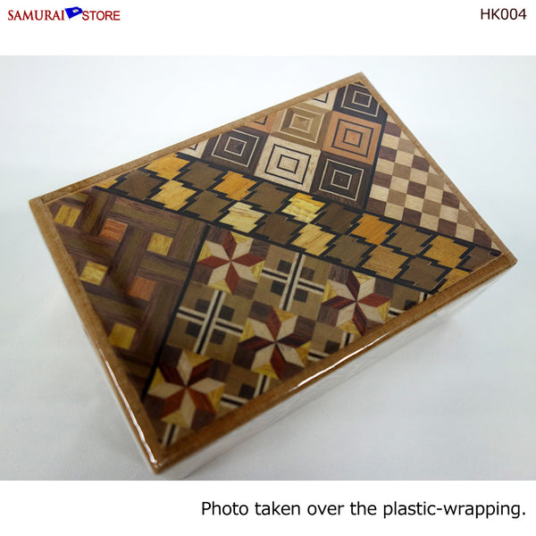 Yosegi Craft Puzzle Box 12 Steps (HK004) | SAMURAI STORE