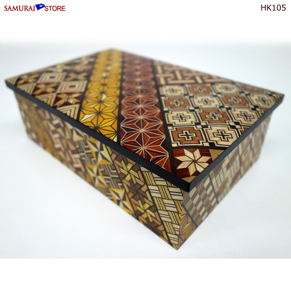 Yosegi Craft Accessory Box (HK105) | SAMURAI STORE