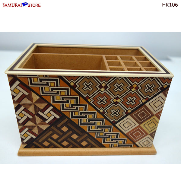 Yosegi Marquetry Craft Letter Rack (HK106) | SAMURAI STORE