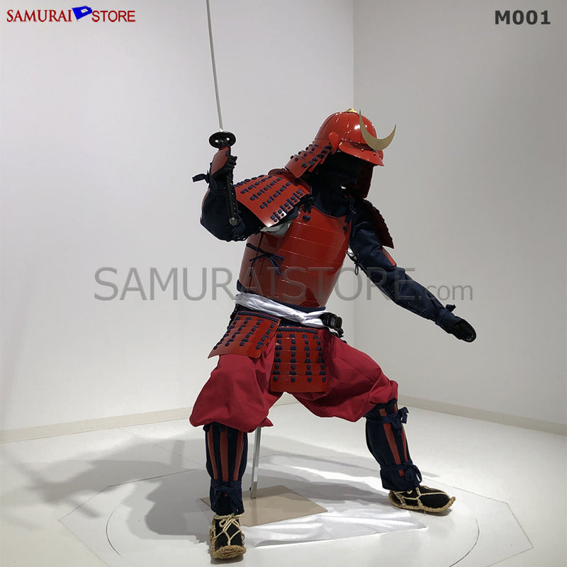 M001 Samurai Armor Warrior Complete Outfits Package RED - SAMURAI STORE