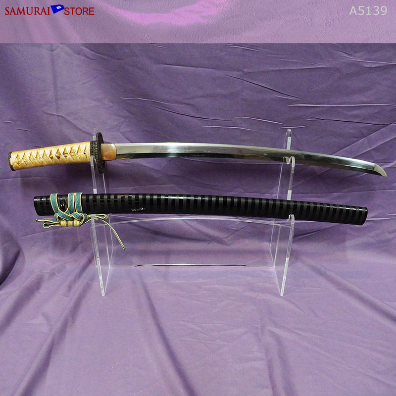 A5139 Pair of antique Daisho Katana & Wakizashi w/ NBTHK Hozon certificates
