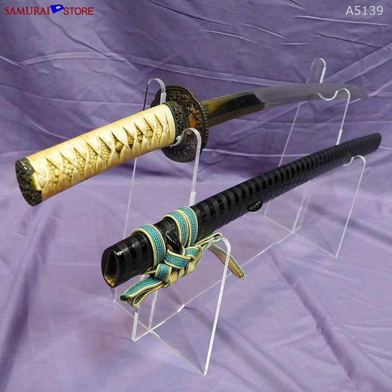 A5139 Pair of antique Daisho Katana & Wakizashi w/ NBTHK Hozon certificates