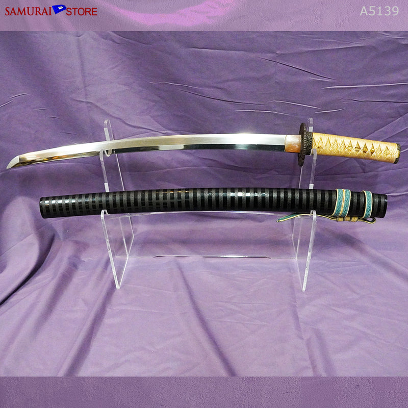 A5139 Pair of antique Daisho Katana & Wakizashi w/ NBTHK Hozon certificates