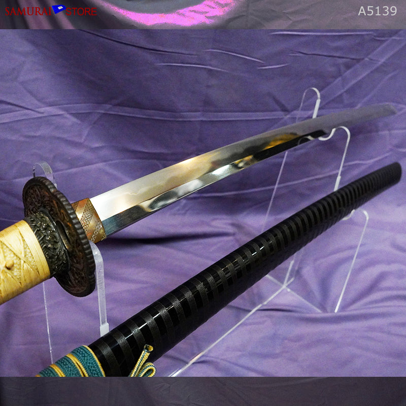 A5139 Pair of antique Daisho Katana & Wakizashi w/ NBTHK Hozon certificates