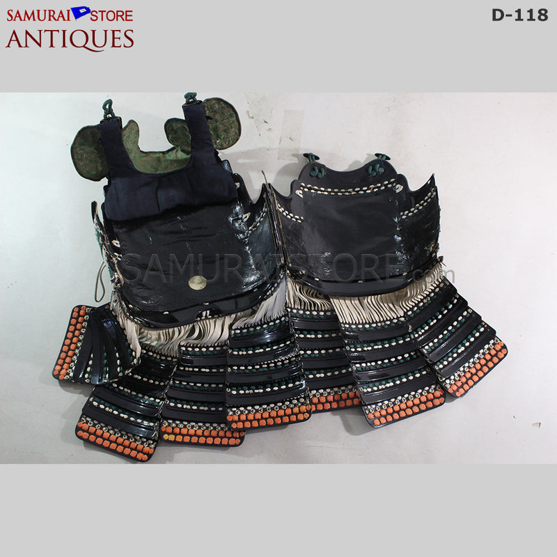 D118 Antique Samurai Armor Edo Shogunate Period w/ Certificate