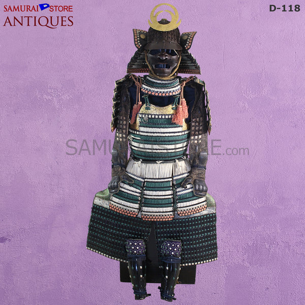 D118 Antique Samurai Armor Edo Shogunate Period w/ Certificate