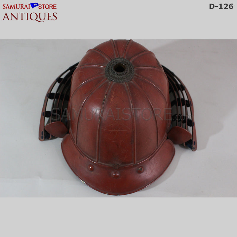 D126 Vermilion Red Antique Samurai Armor Edo period w/ certificate