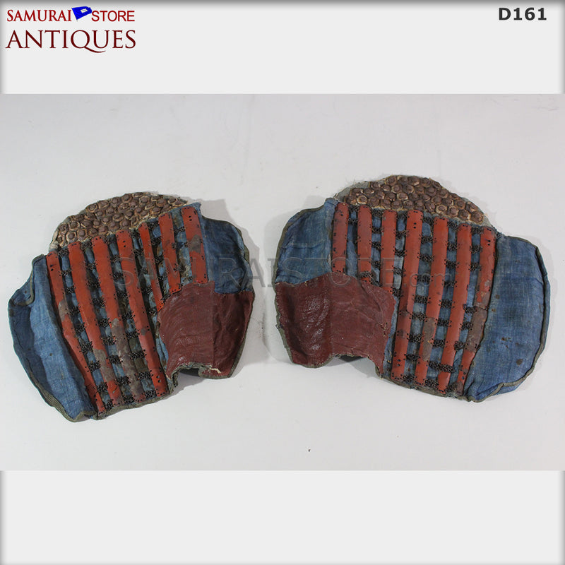 D161 Antique Armor Vermilion Red Edo period w/ certificate