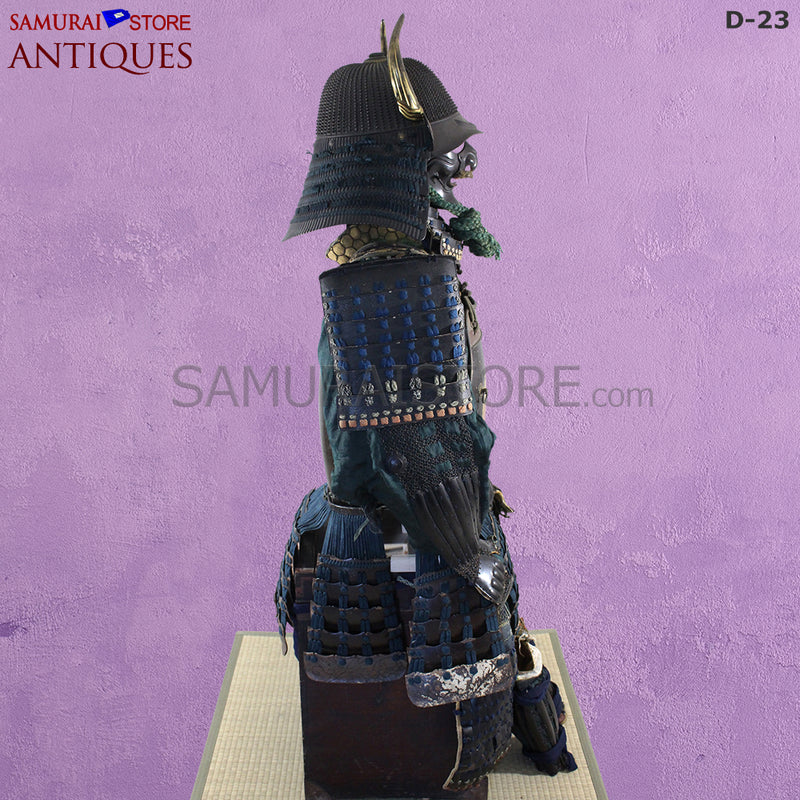 D23 Antique Edo period Samurai Armor w/ Great Maki-e dragon