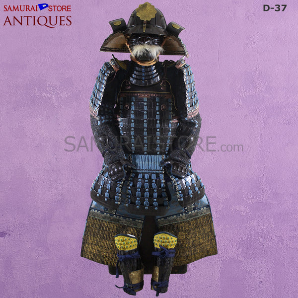 D37 Antique Armor and MYOCHIN Kabuto Edo Period w/ Certificate