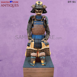 DT51 Antique Samurai Armor Edo period w/ 32 spliced-great helmet