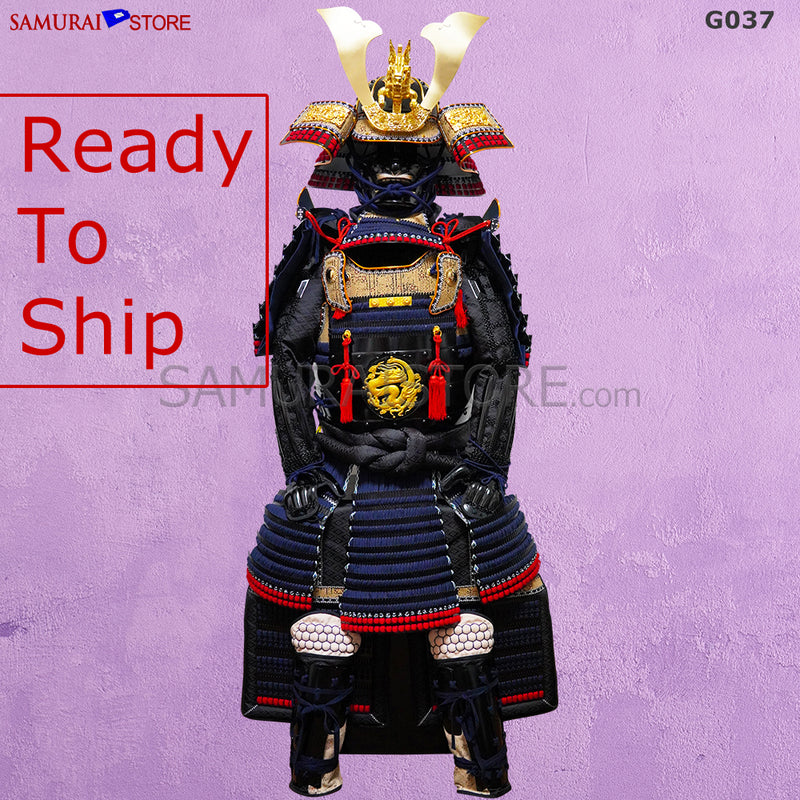 Ready-To-Ship) G037 Dragon Crest Samurai Armor | SAMURAI STORE