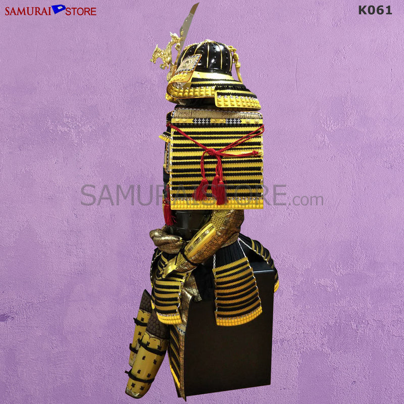 (Ready-To-Ship) K061 Dragon Crest Golden Samurai Armor