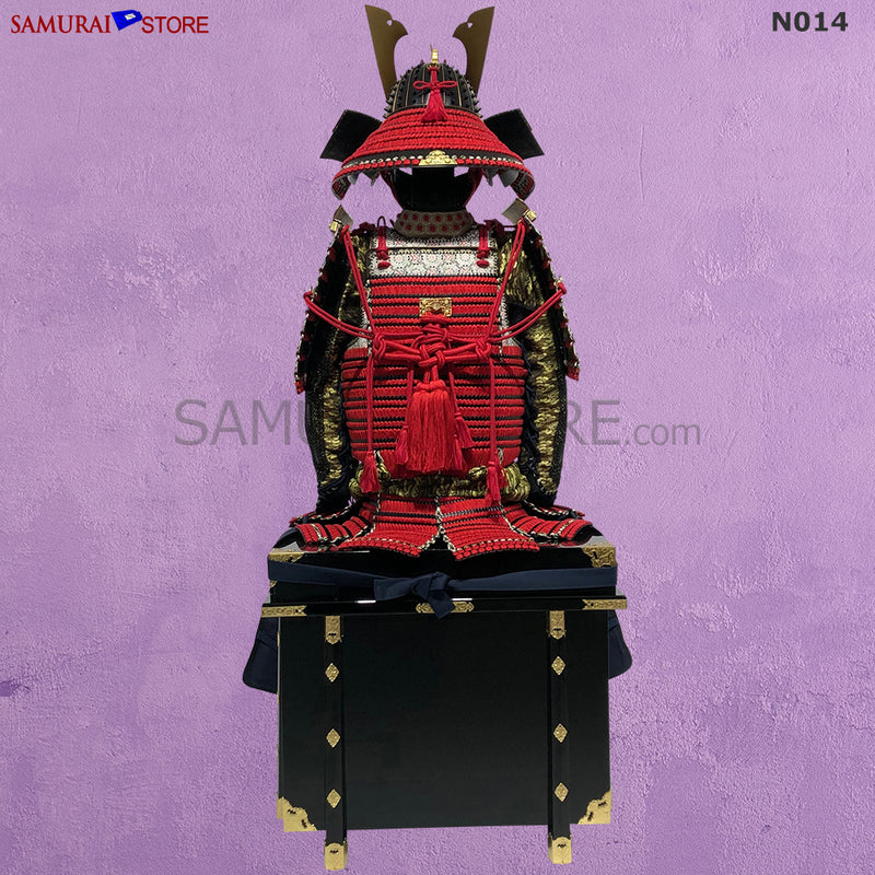 N014 Luxurious Red Armor KURENAI - SAMURAI STORE