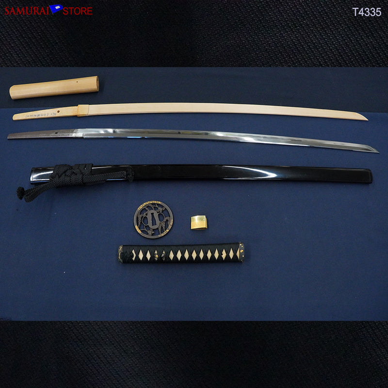 T4335 Katana Sword KUNIKANE w/ Ornate Mountings - Antique NBTHK Hozon certificated