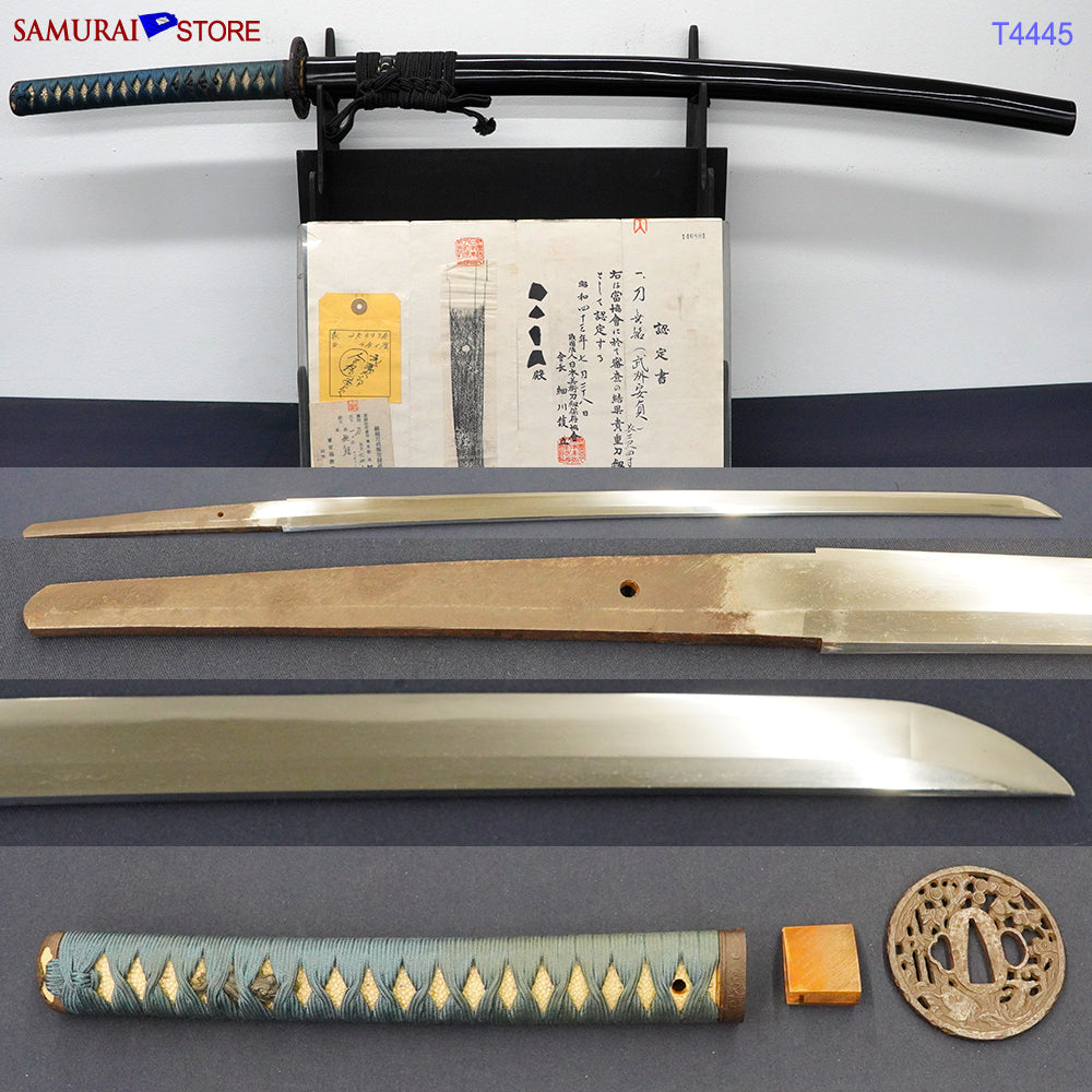 T4422 Katana Sword TADAYOSHI - Antique NBTHK certificated