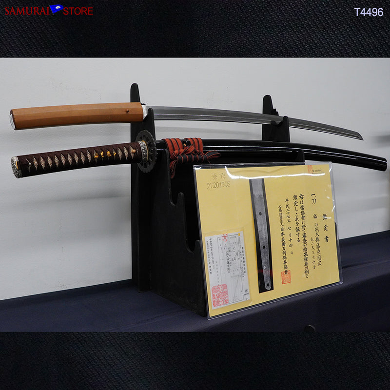 T4496 Antique Katana Sword KUNITSUGU - NBTHK Hozon certificated Edo era