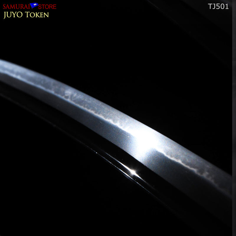 TJ501 Katana sword RAI-KUNIYASU -  NBTHK JUYO Token Important Sword certificate