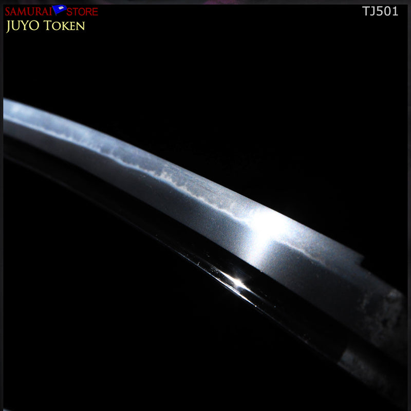 TJ501 Katana sword RAI-KUNIYASU -  NBTHK JUYO Token Important Sword certificate