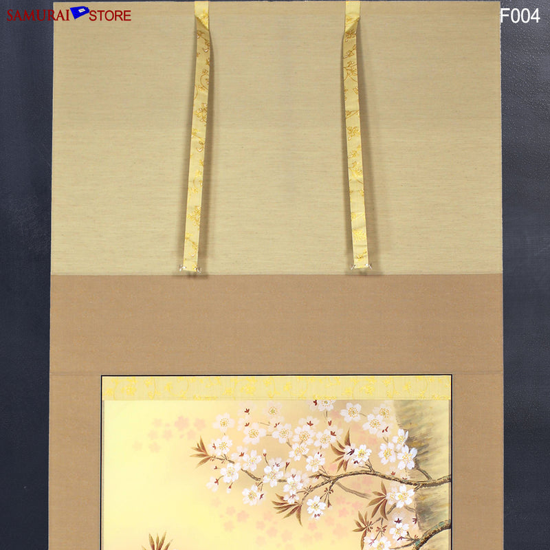Hanging Scroll Sakura Cherry Blossoms - Kakejiku F004 - SAMURAI STORE