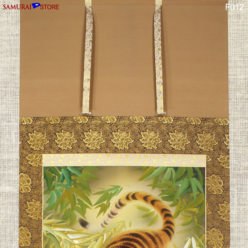 Hanging Scroll Painting TIGER - Kakejiku F012 - SAMURAI STORE
