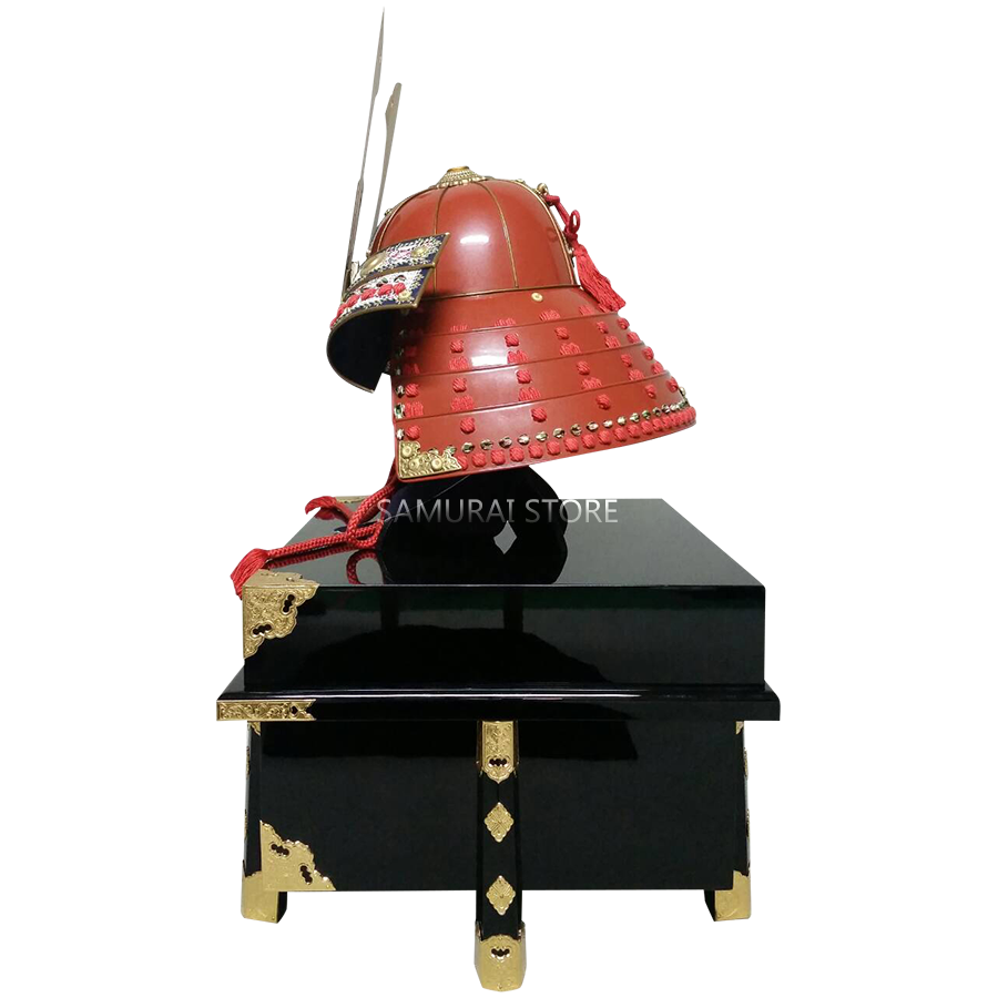 H001 Aka Suji Kabuto by Samurai Store JAPAN