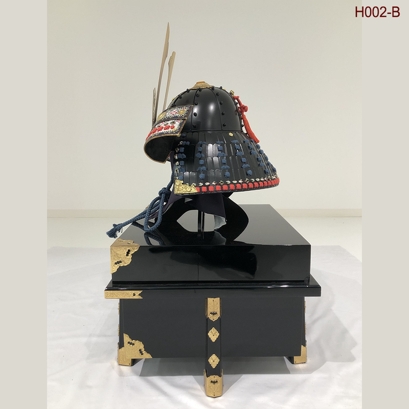 H002 Kuro Kuwagata Kabuto Helmet (B) - SAMURAI STORE
