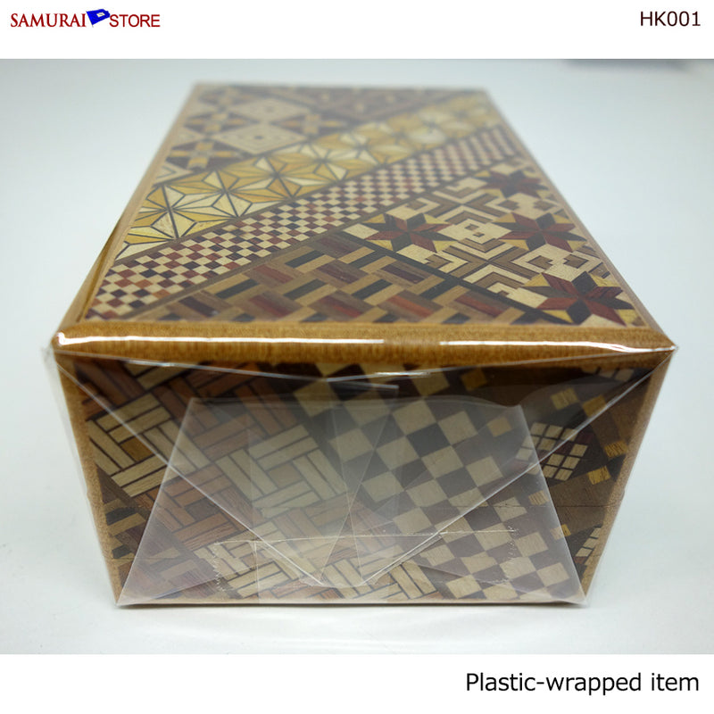 Yosegi Craft Puzzle Box 21 Steps L (HK001) - SAMURAI STORE