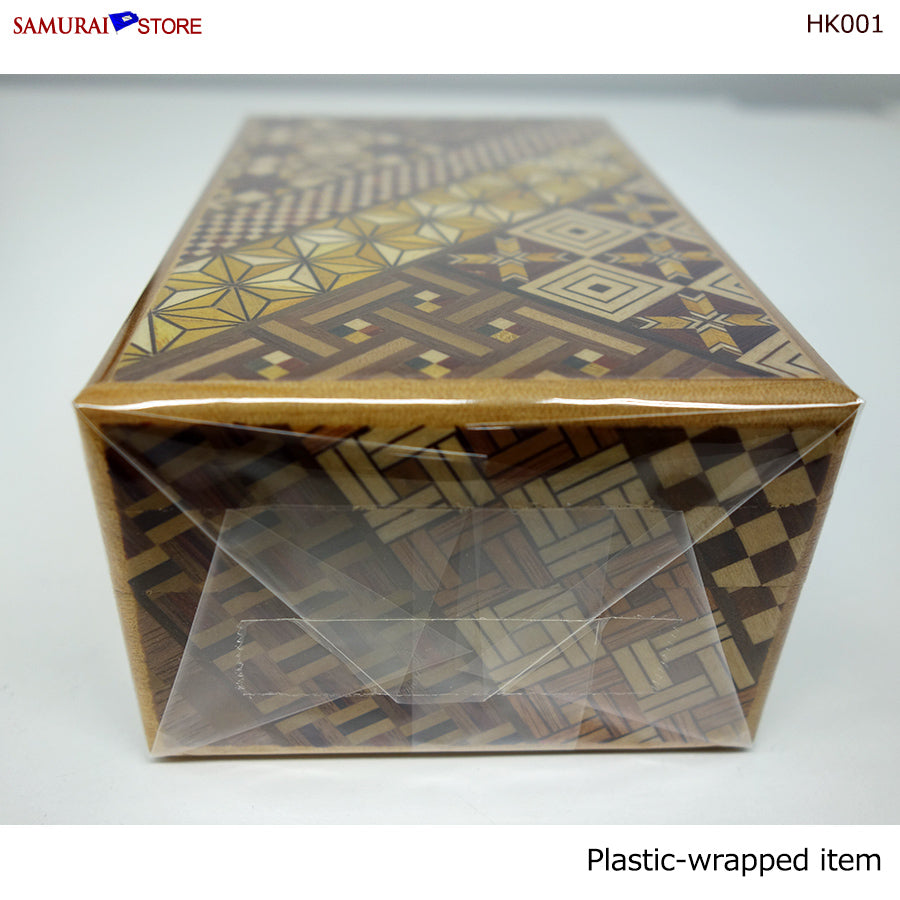 Yosegi Craft Puzzle Box 21 Steps L (HK001) | SAMURAI STORE
