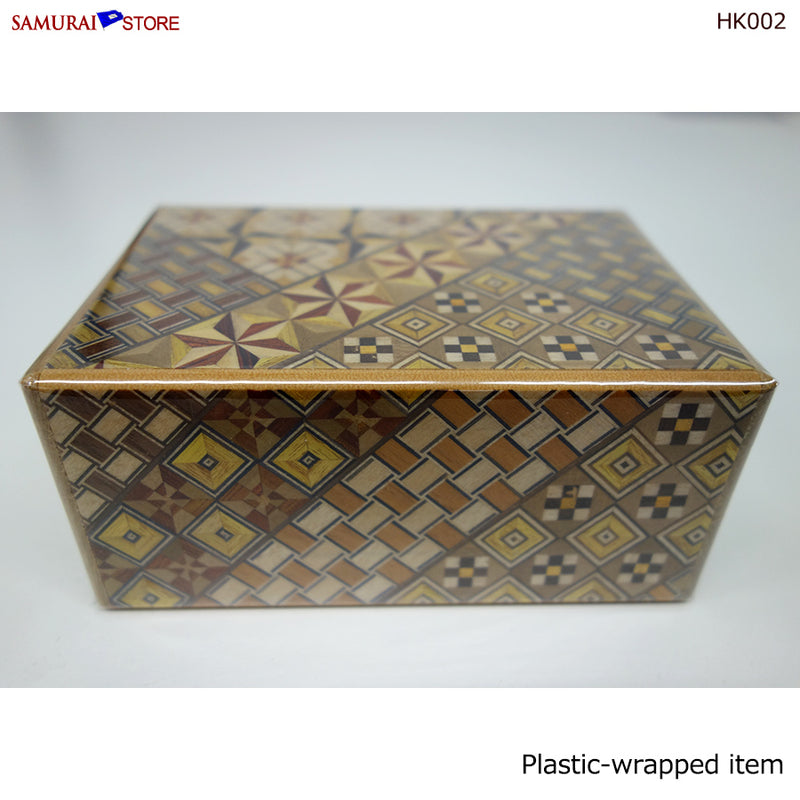Yosegi Craft Puzzle Box 21 Steps (HK002) - SAMURAI STORE