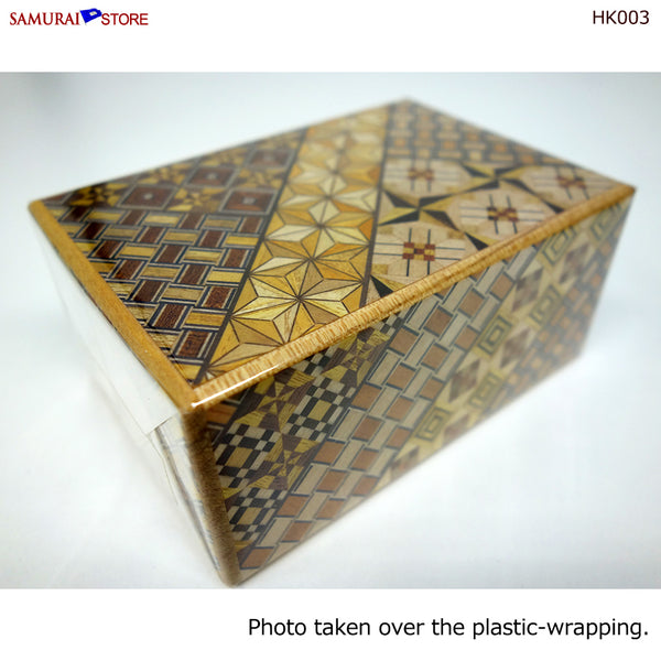 Yosegi Craft Puzzle Box 14 Steps (HK003) - SAMURAI STORE