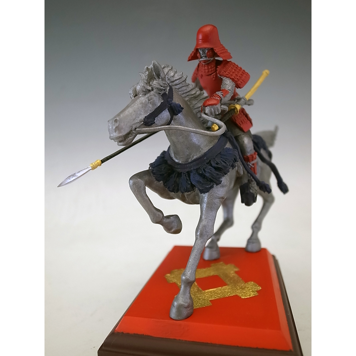 Gods & Warriors: Horimana 彫末那 Statue - Ii Naomasa On the Horse Figure | SAMURAI STORE