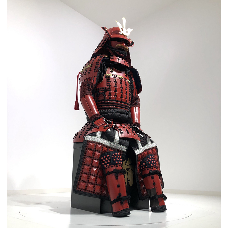 L004 Red Iyozane Armor - SAMURAI STORE