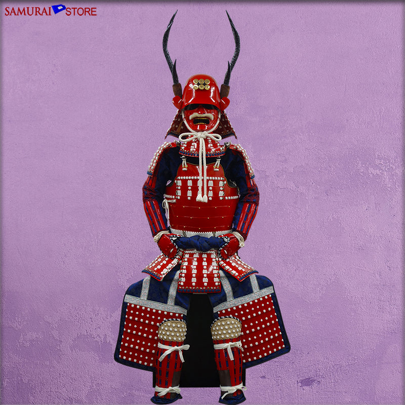 L060W Sanada Yukimura suit of armor (E) White lacing - SAMURAI STORE