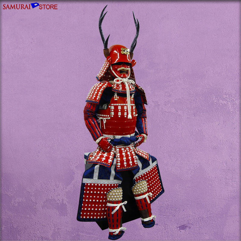 L060W Sanada Yukimura suit of armor (E) White lacing | SAMURAI STORE
