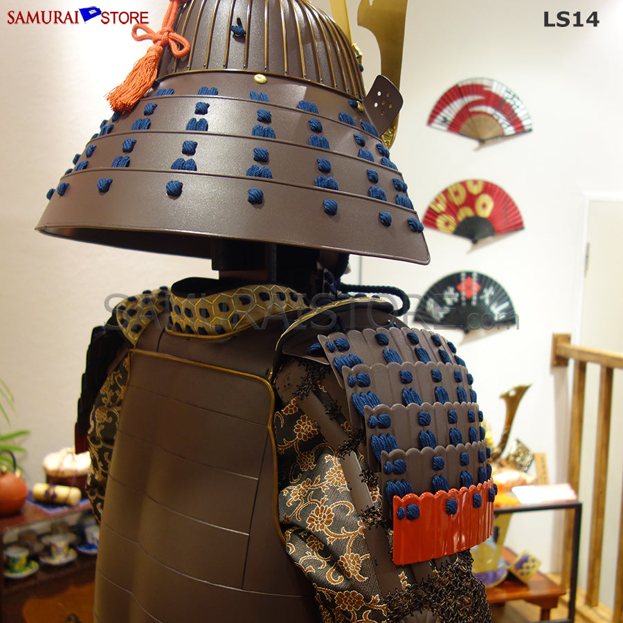 宇崎日新 / LITTLE ARMOR 6ft LS14 Mogami Yoshiaki Rusty Brown Armor | SAMURAI STORE