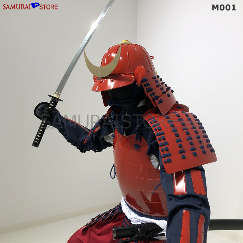 M001 Samurai Armor Warrior Complete Outfits Package RED - SAMURAI STORE