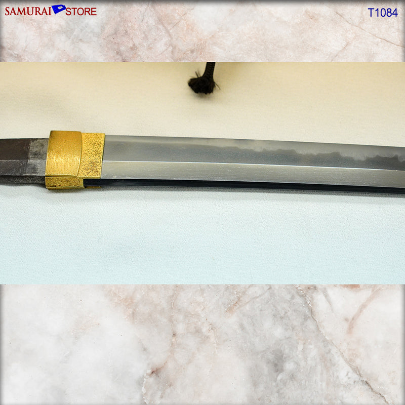 T1084 Wakizashi Sword TOSHIZANE in Ornate Mounting - SAMURAI STORE