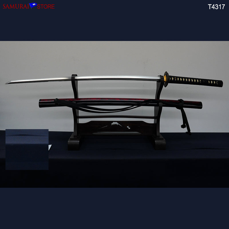 T4317 Katana Sword w/ Ornate Mountings KANEMOTO - antique