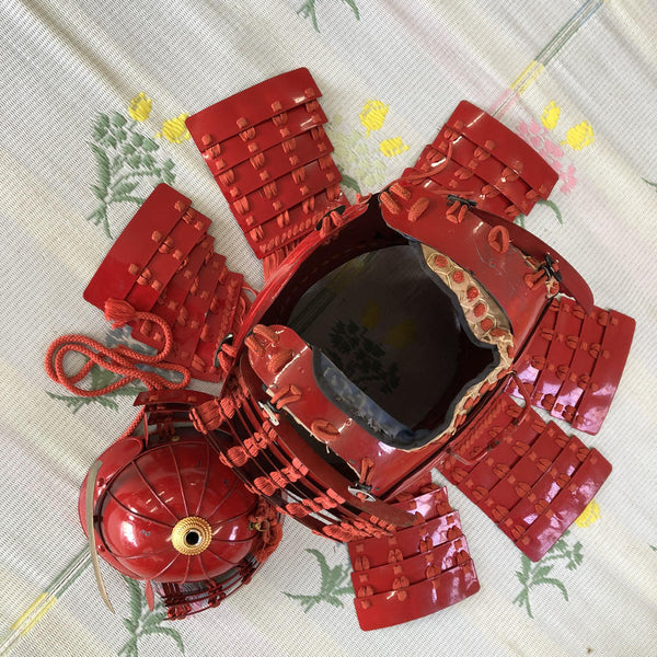 Suit of Armor Red - Movie Props Vintage (VT004) - SAMURAI STORE